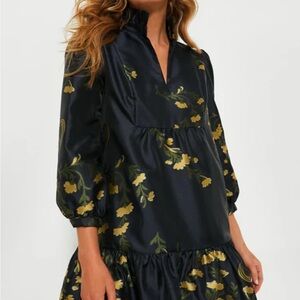 Tuckernuck Navy Jasmine Vine Palmerston Dress Sz XS NWT